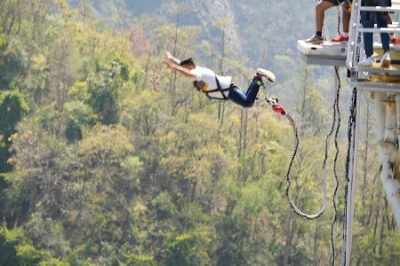 Bungee Jumping in Rishikesh