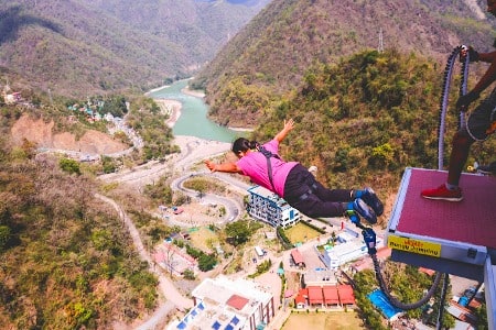 Bungee Jumping in Rishikesh