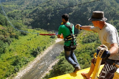 Giant Swing in Rishikesh