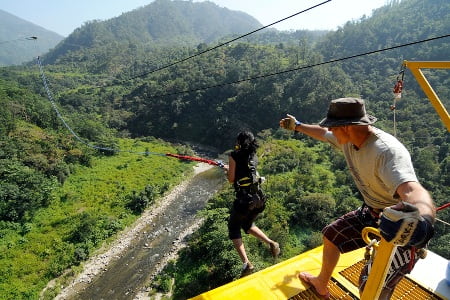Giant Swing in Rishikesh