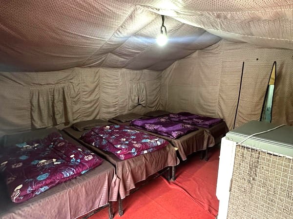 Luxury Camp in Shivpuri at Short Distance From Ganga River