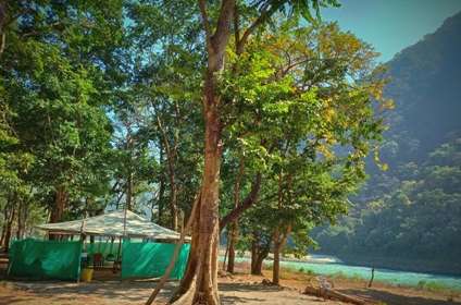 Beach Camp in Rishikesh, Shivpuri: Ganga Riverside Camp