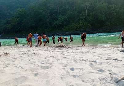 Beach Camp in Rishikesh, Shivpuri: Ganga Riverside Camp