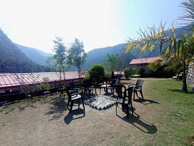 Rishikesh Holi Event at Ganga View Camp with Riverside Fun