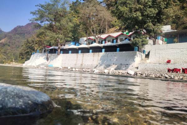 Rishikesh Camp Near Small River Stream: AC Cottage & Swiss Camps