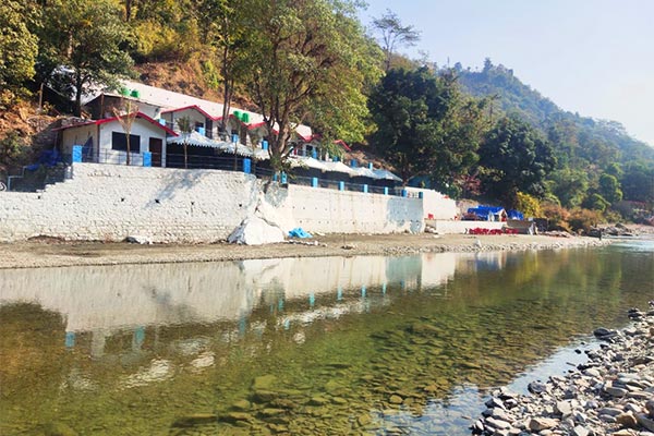 Rishikesh Camp Near Small River Stream: AC Cottage & Swiss Camps
