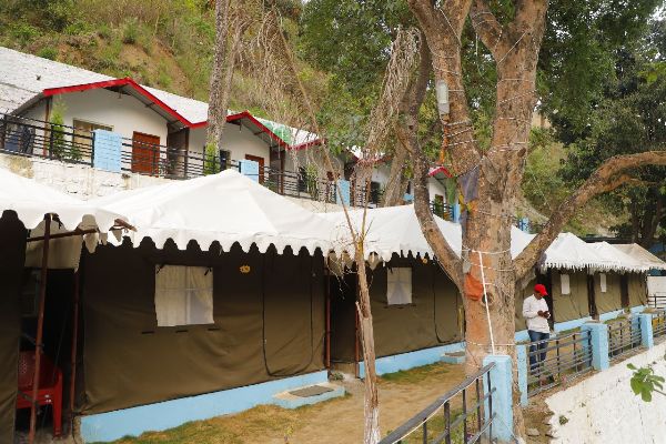 Rishikesh Camp Near Small River Stream: AC Cottage & Swiss Camps